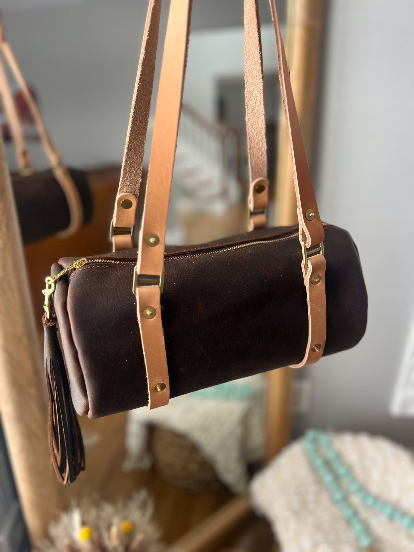 Bren Barrel in Kodiak Full Grain Leather