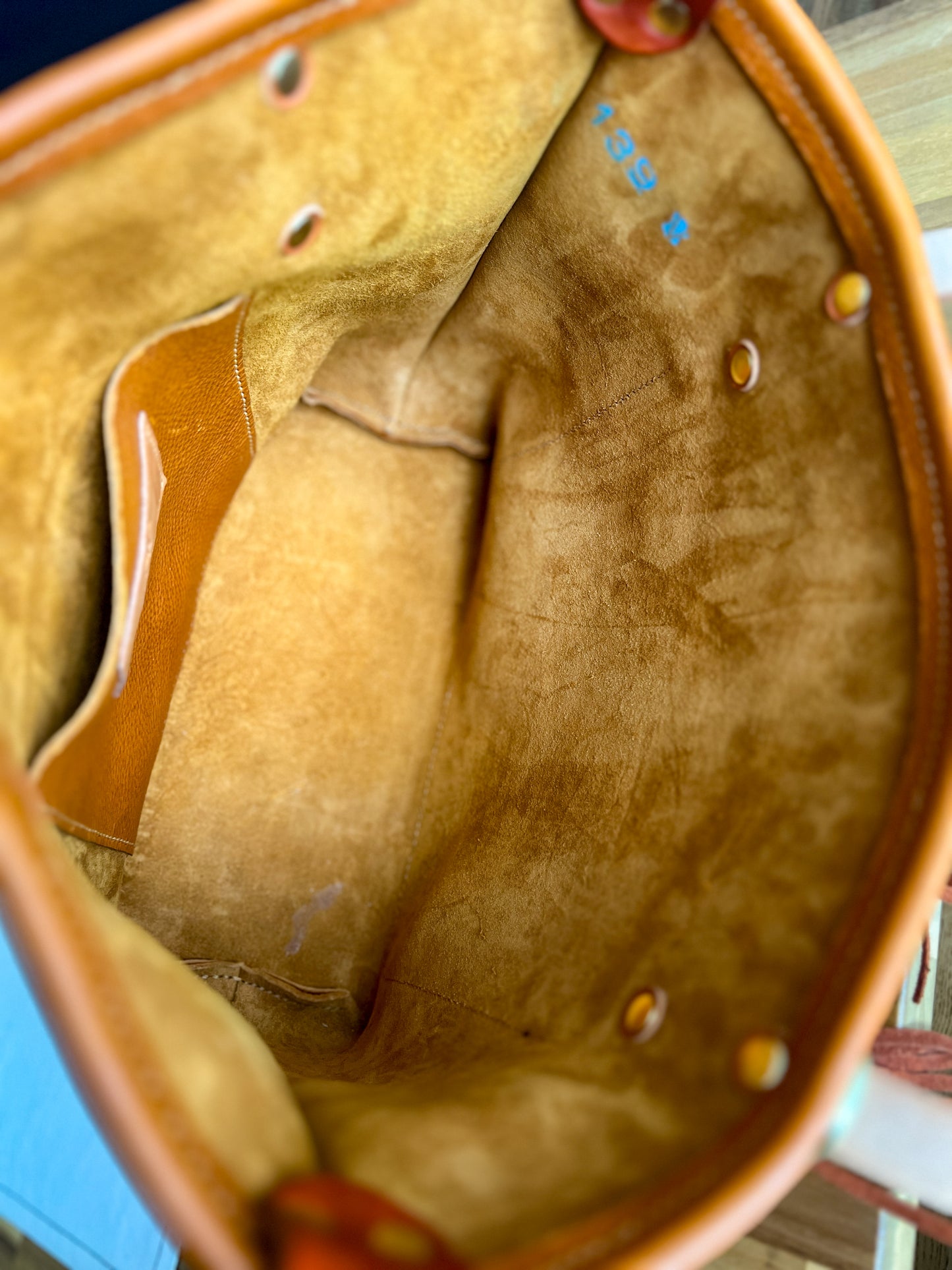 Carryall Tote in Ginger Vachetta