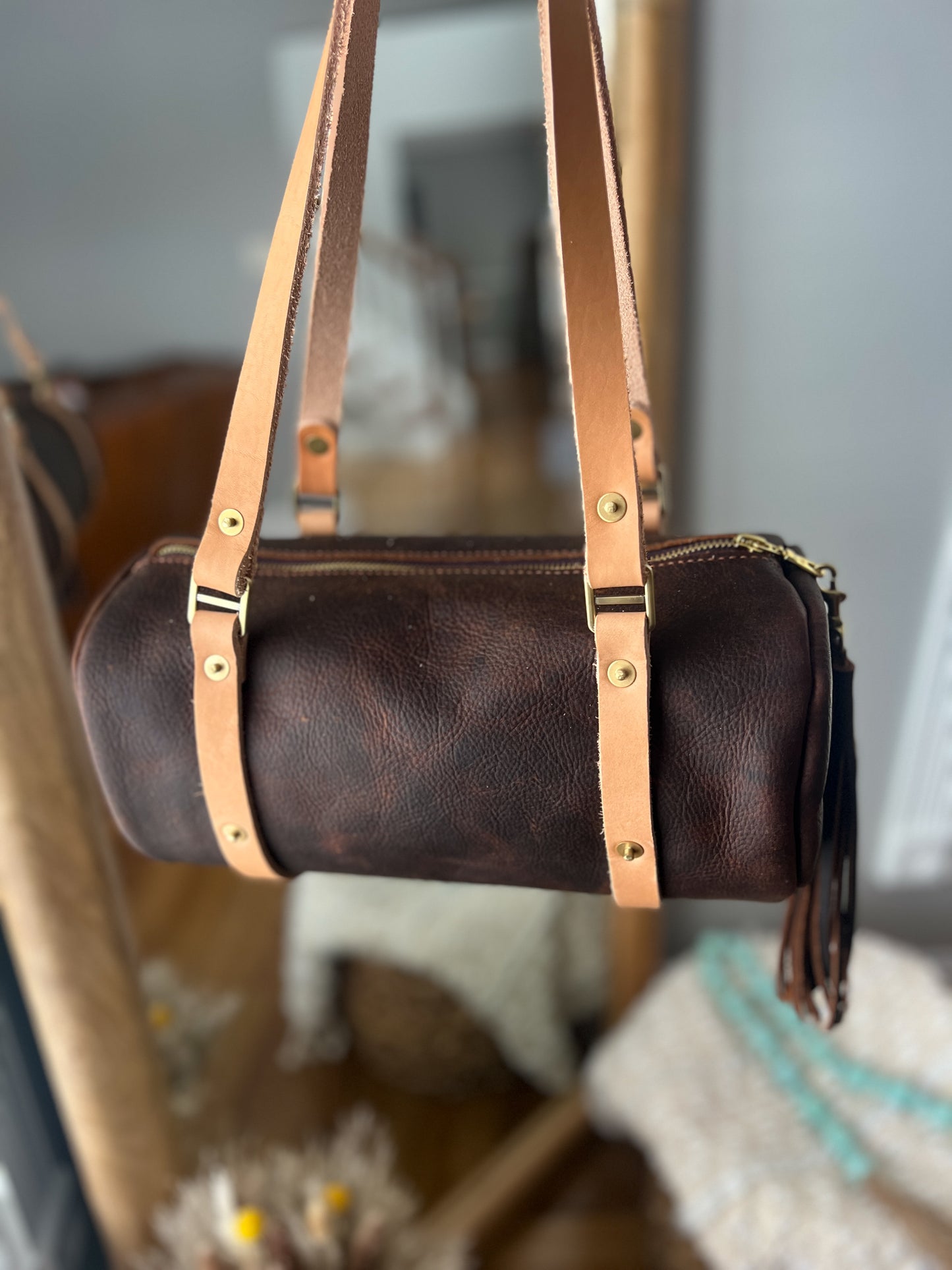 Bren Barrel in Kodiak Full Grain Leather