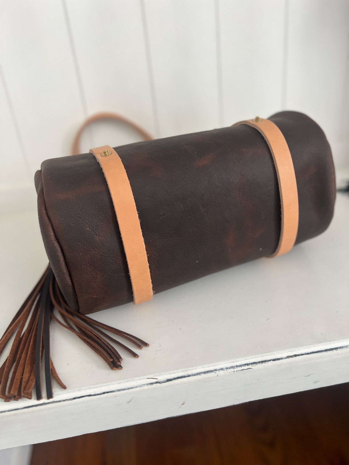 Bren Barrel in Kodiak Full Grain Leather