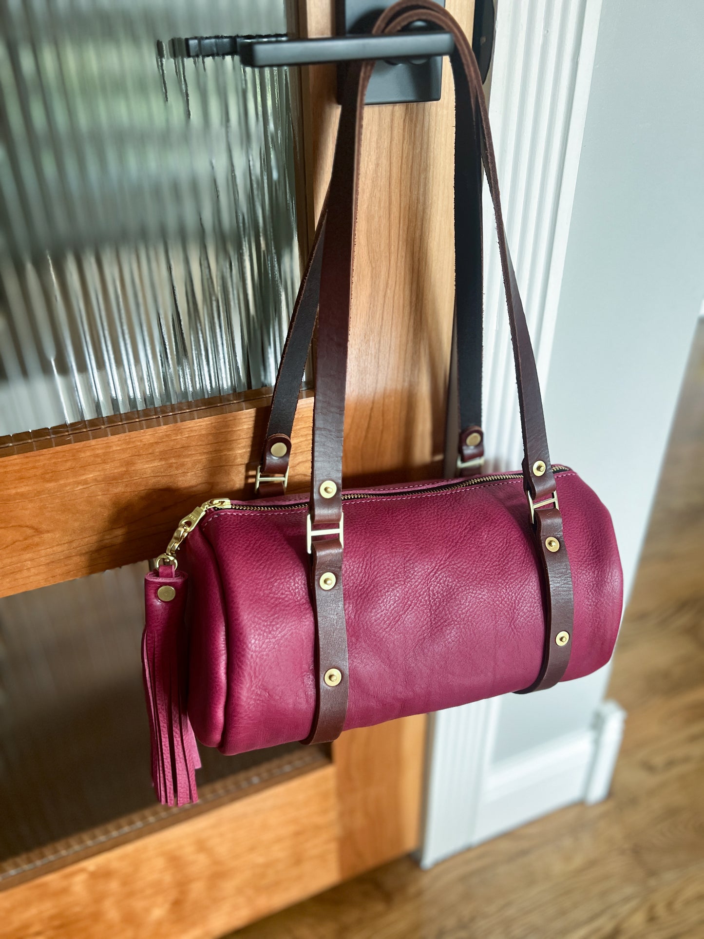 Bren Barrel in Vachetta Lilac