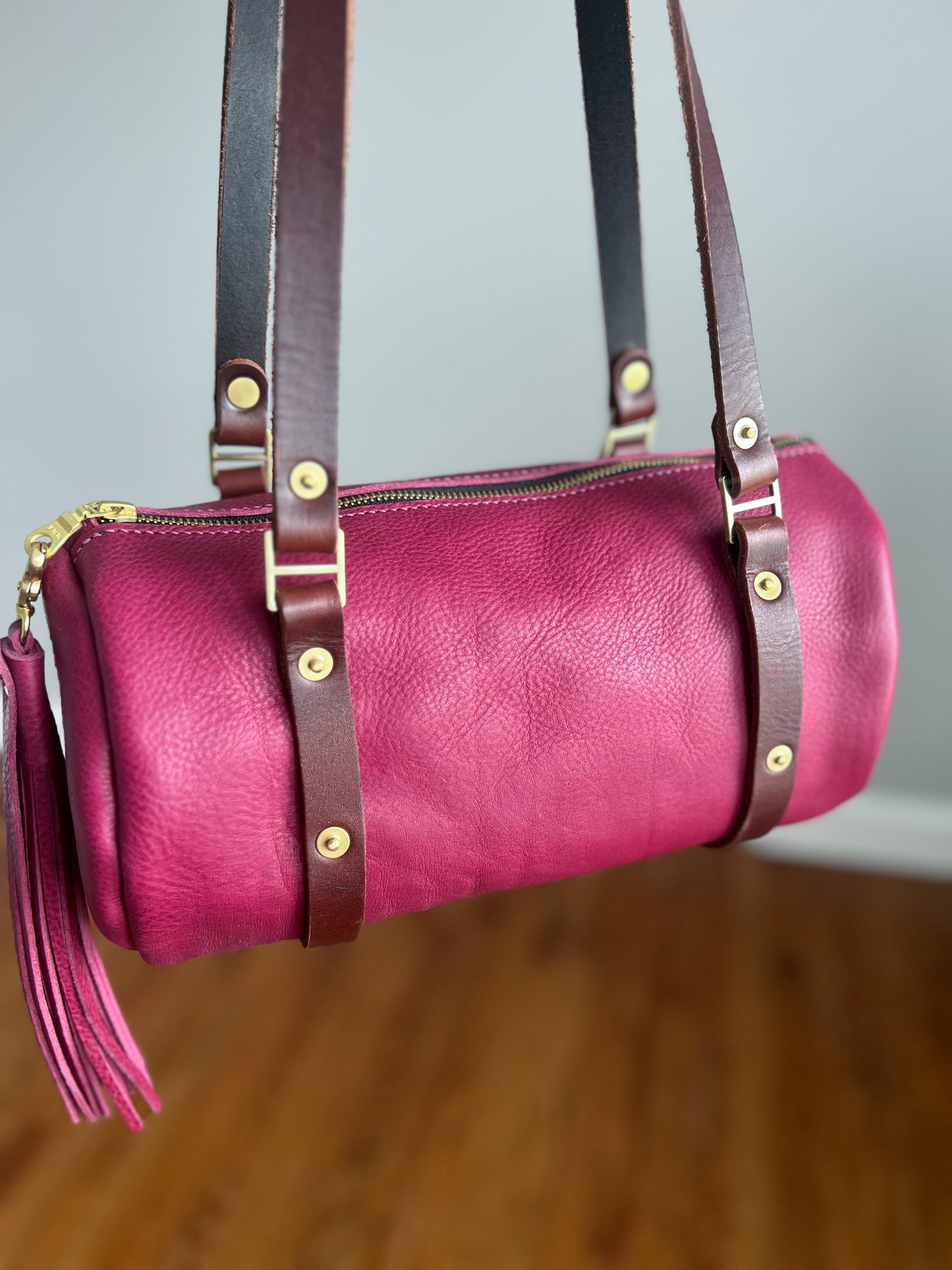 Bren Barrel in Vachetta Lilac