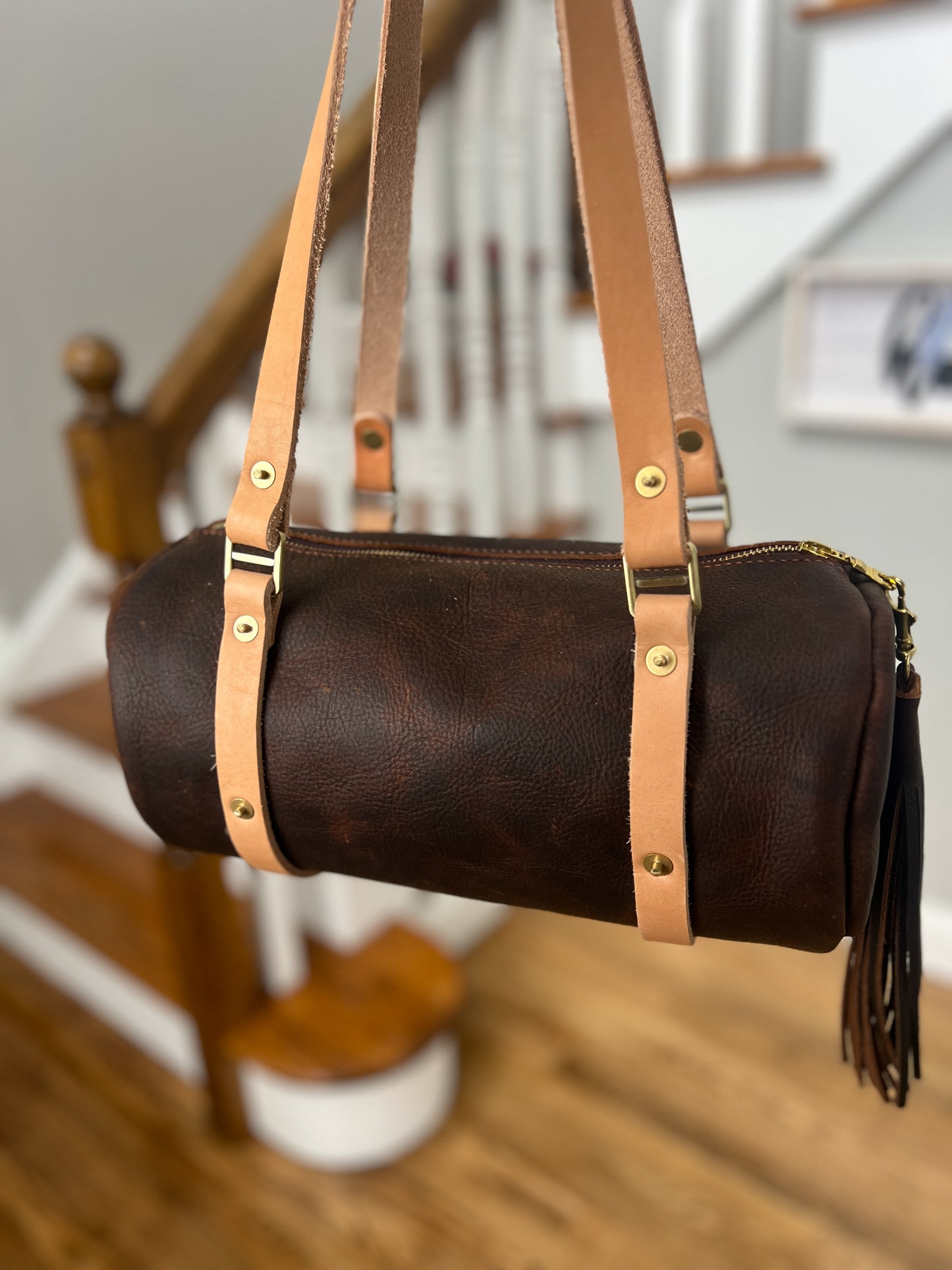 Bren Barrel in Kodiak Full Grain Leather