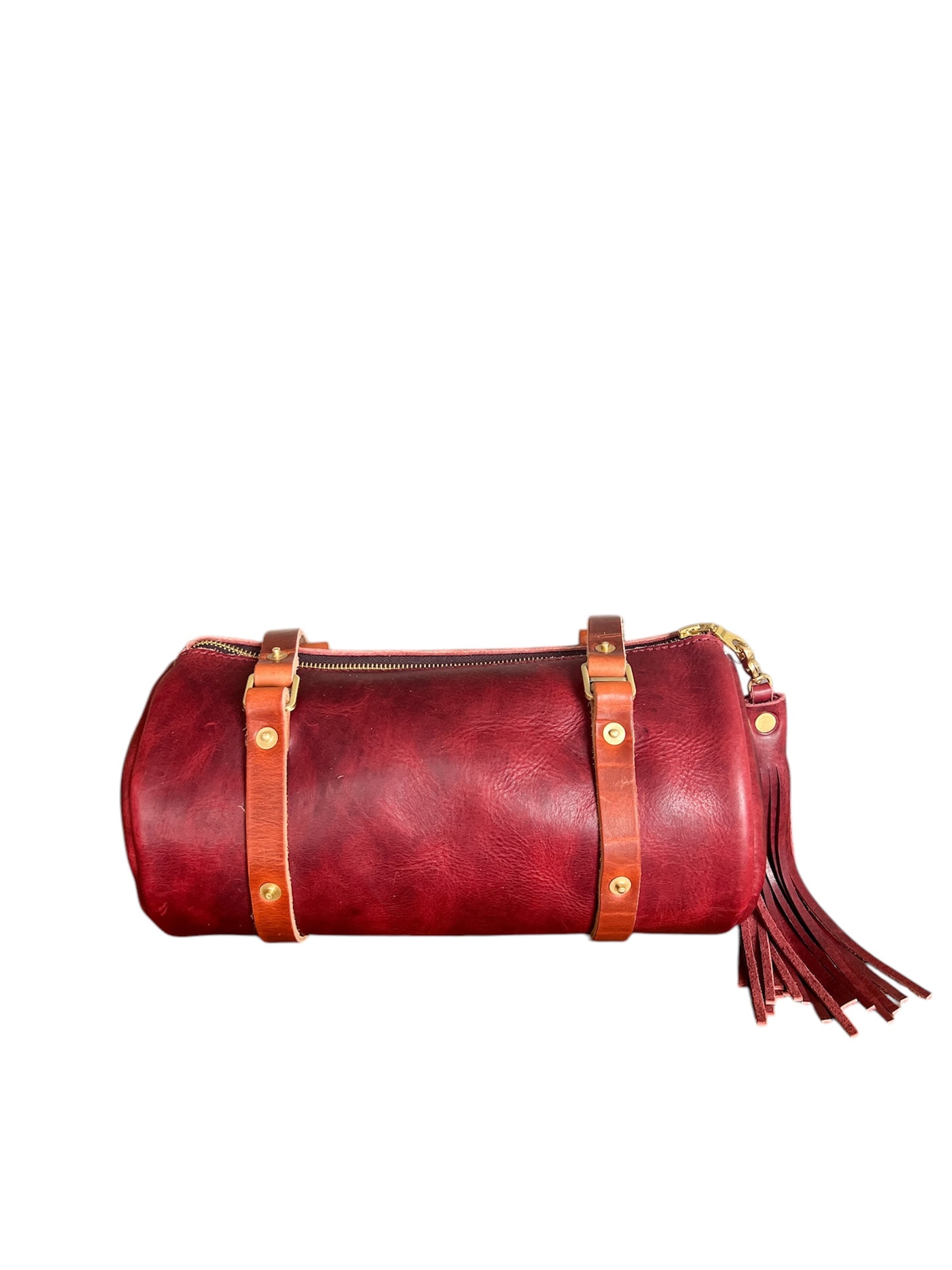 Bren Barrel in Horween Russet Full Grain Leather
