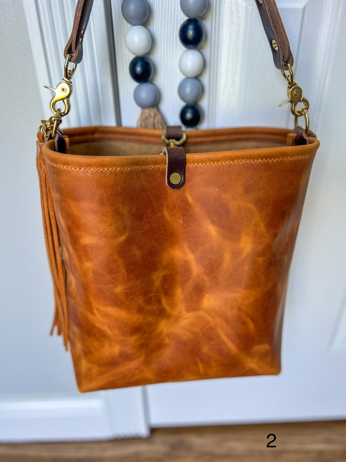 #2 Hobo Bucket in Full Grain Sedona Leather