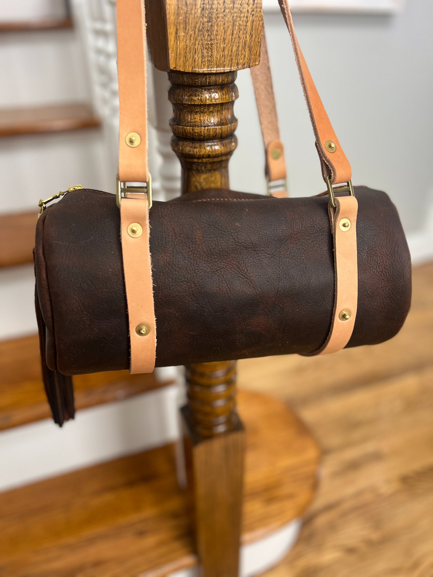 Bren Barrel in Kodiak Full Grain Leather