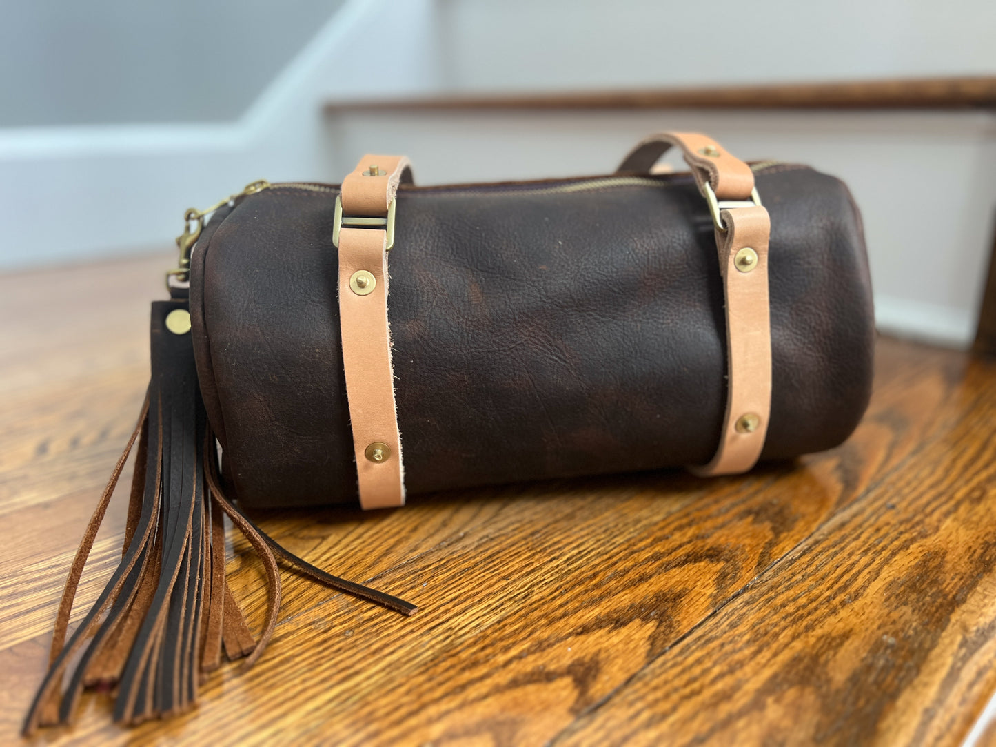 Bren Barrel in Kodiak Full Grain Leather