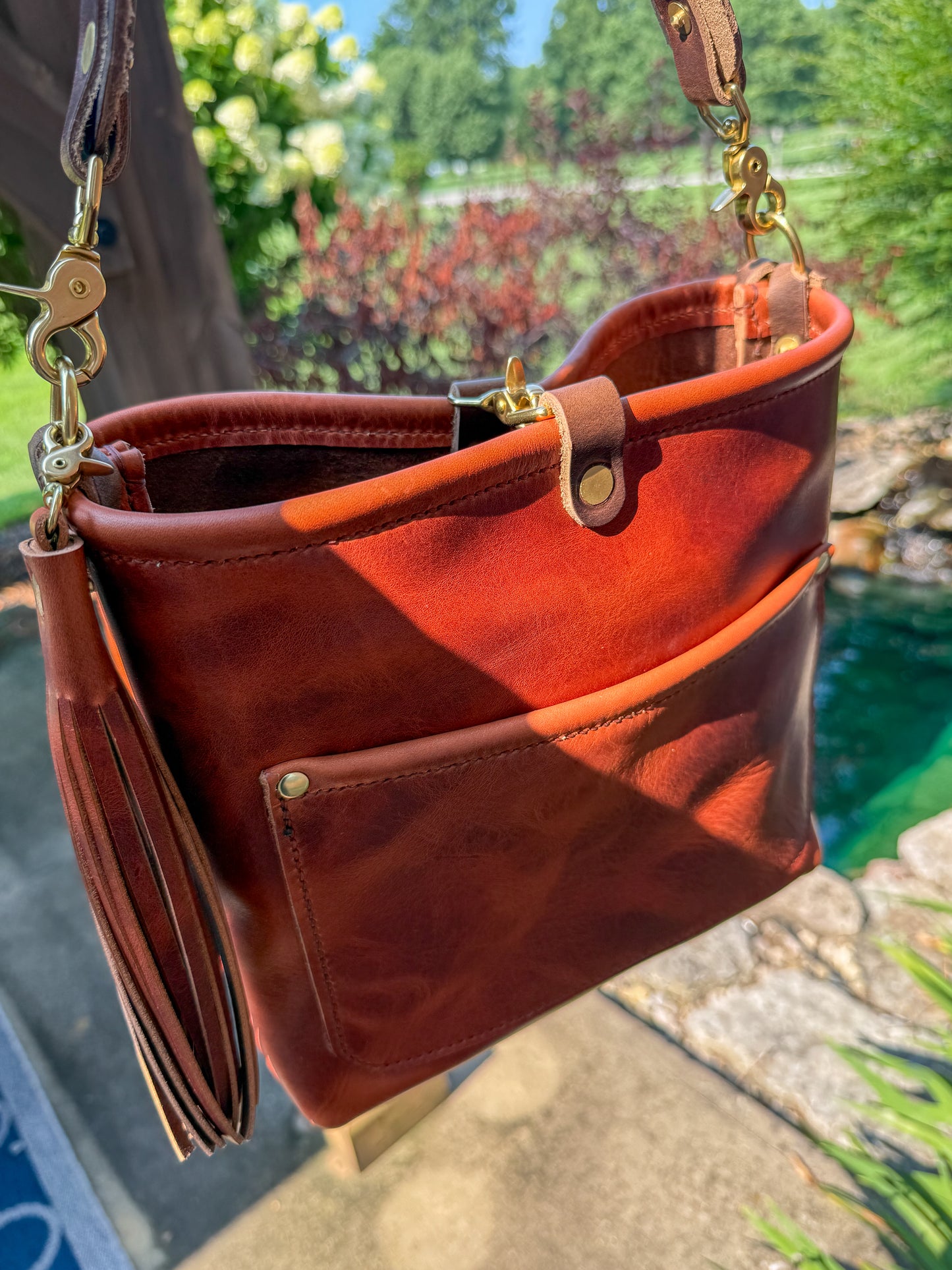 Bennett “shorty” Bucket in Horween English Tan