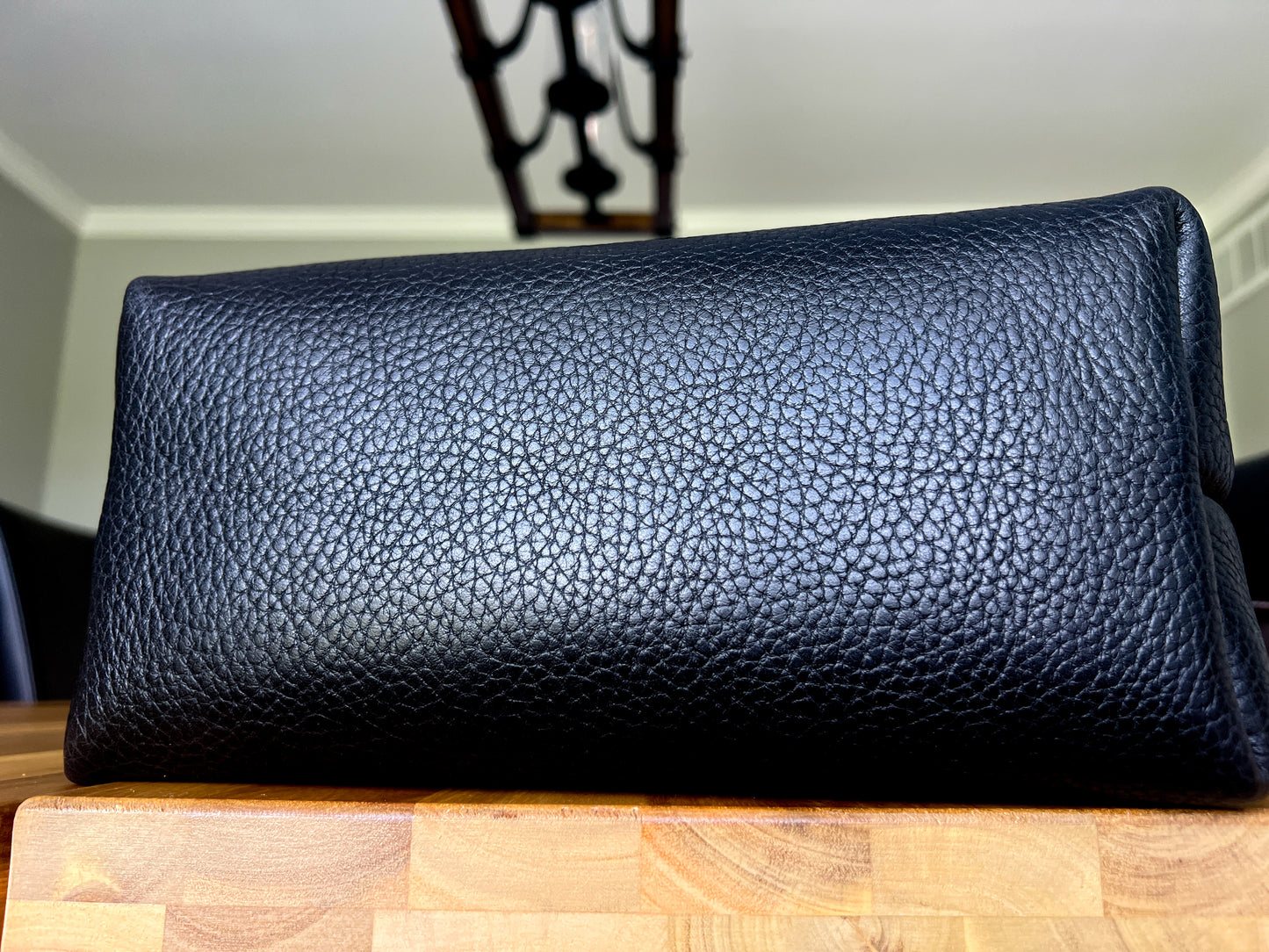 Bennett “shorty” Bucket in Horween Black Pebbled Leather