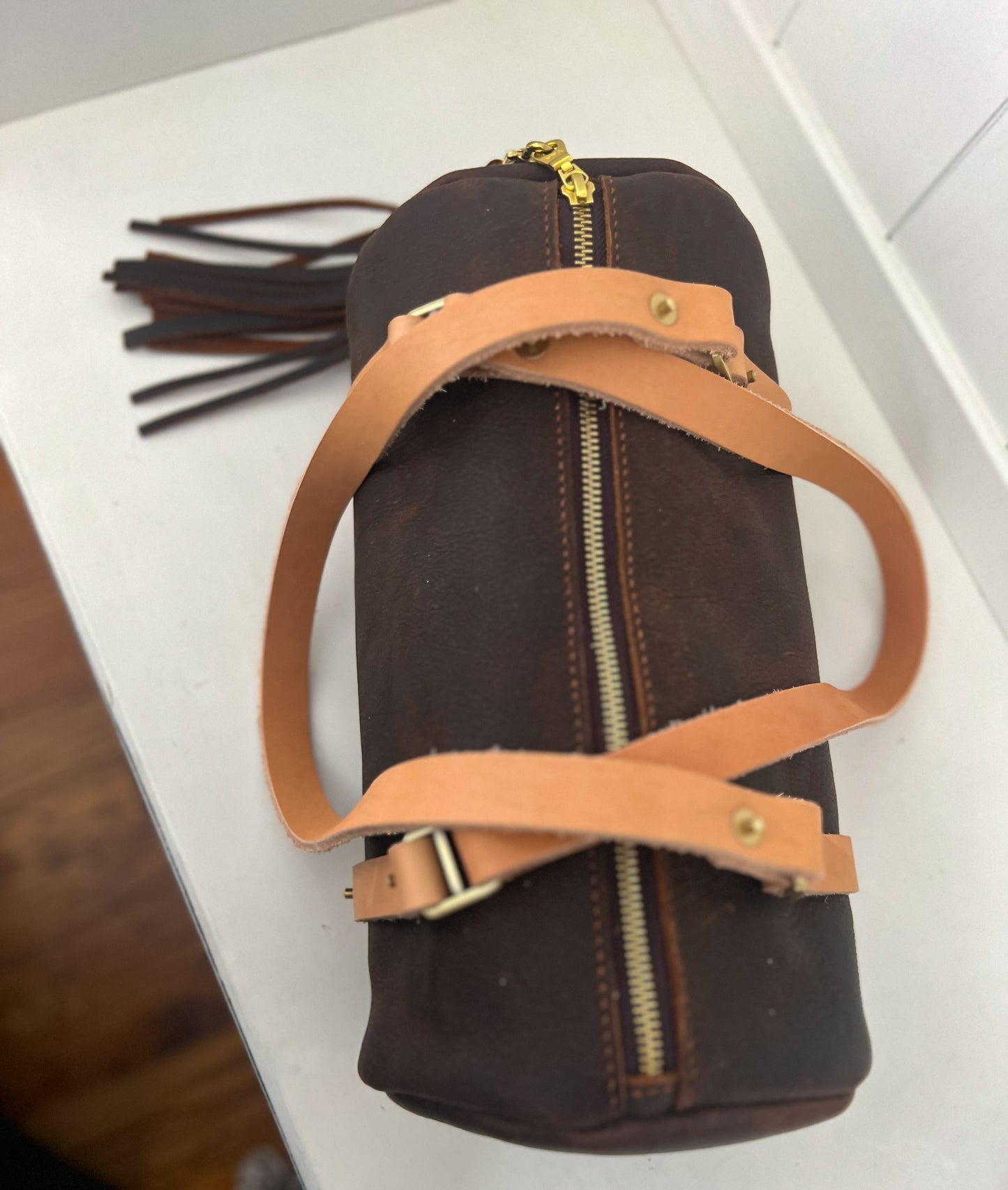 Bren Barrel in Kodiak Full Grain Leather
