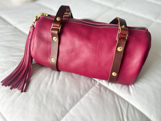 Bren Barrel in Vachetta Lilac