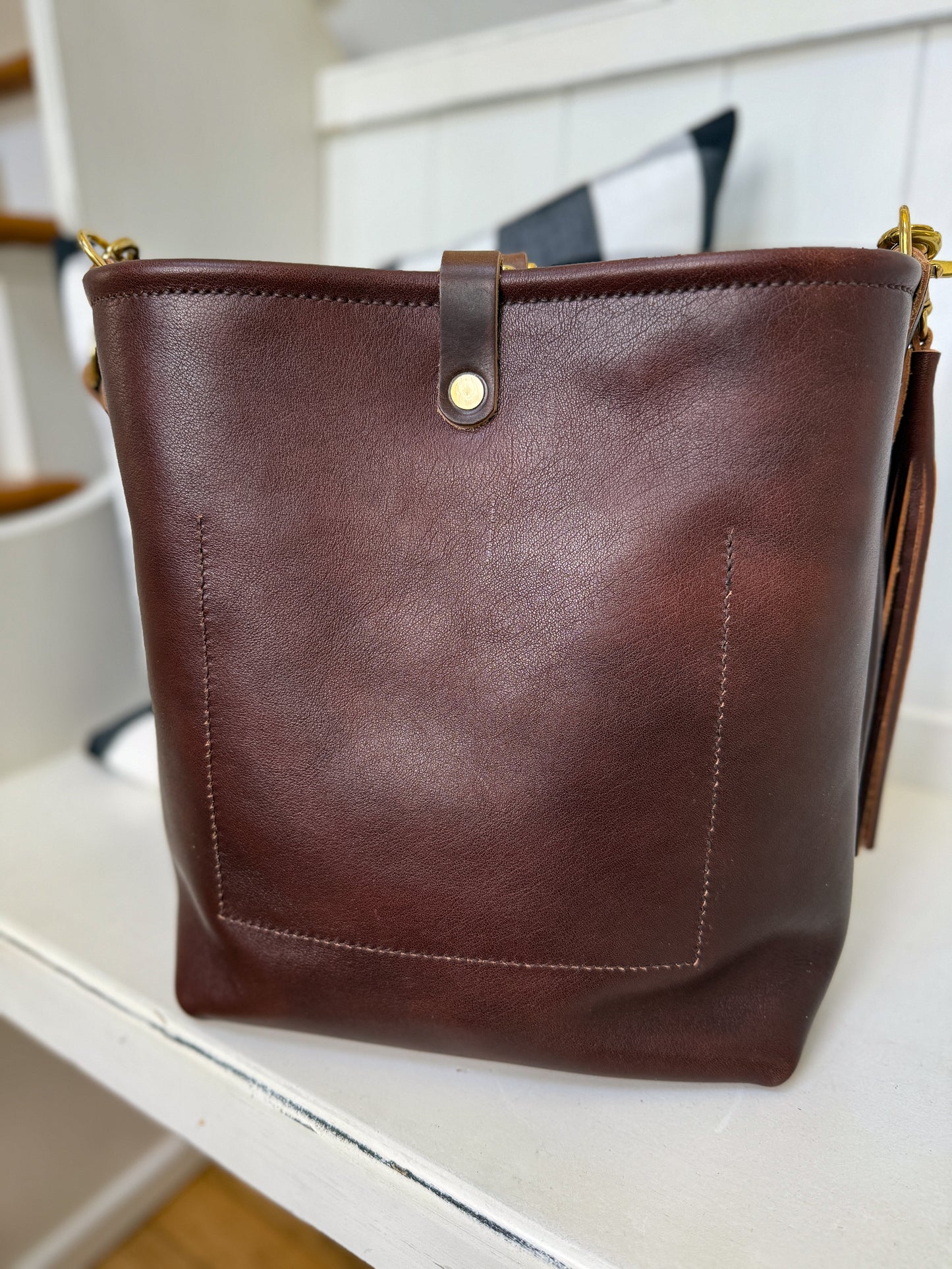 Bennett Bucket in Luxe Horween