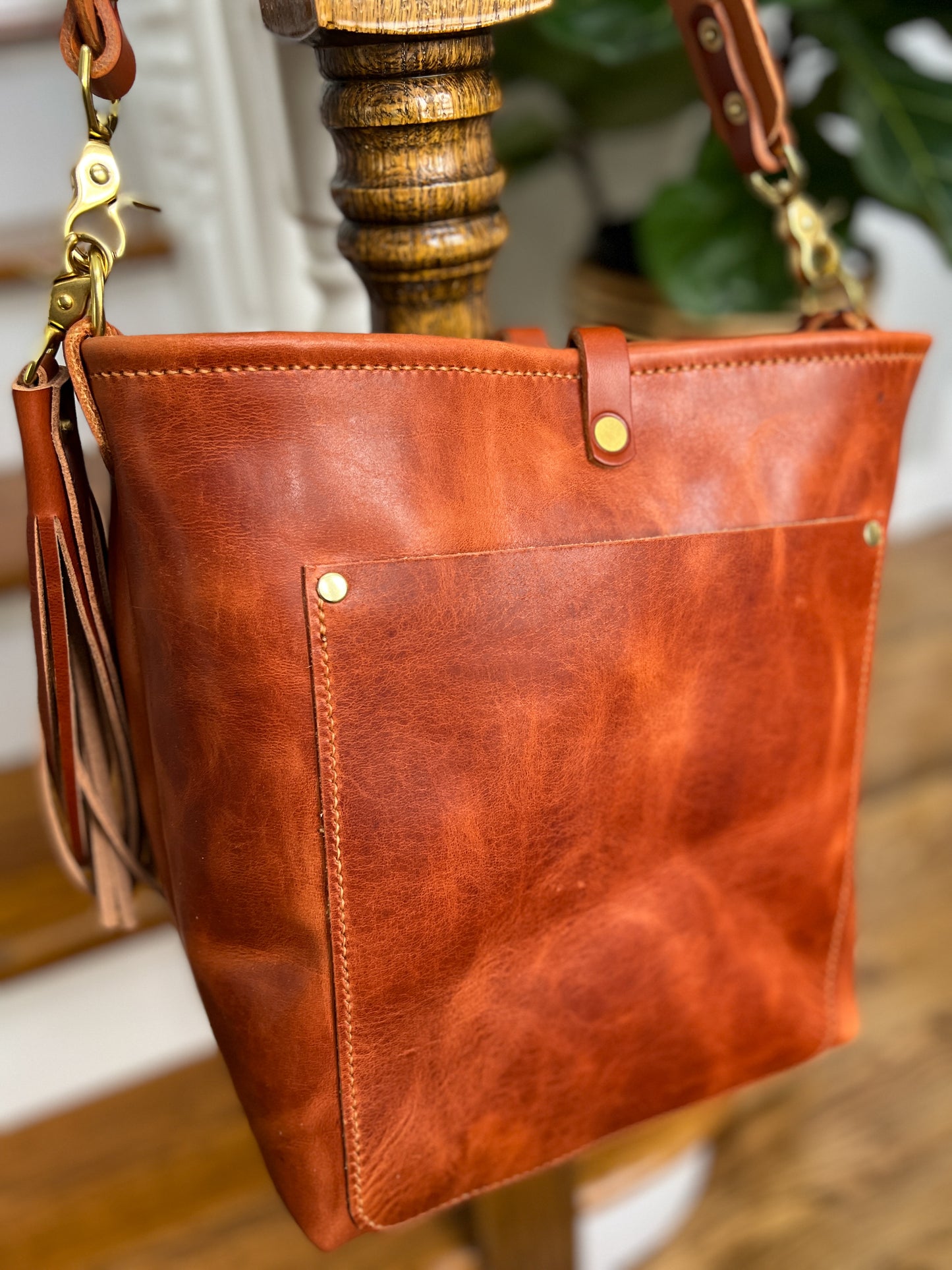 Bennett Bucket in Horween English Tan Derby