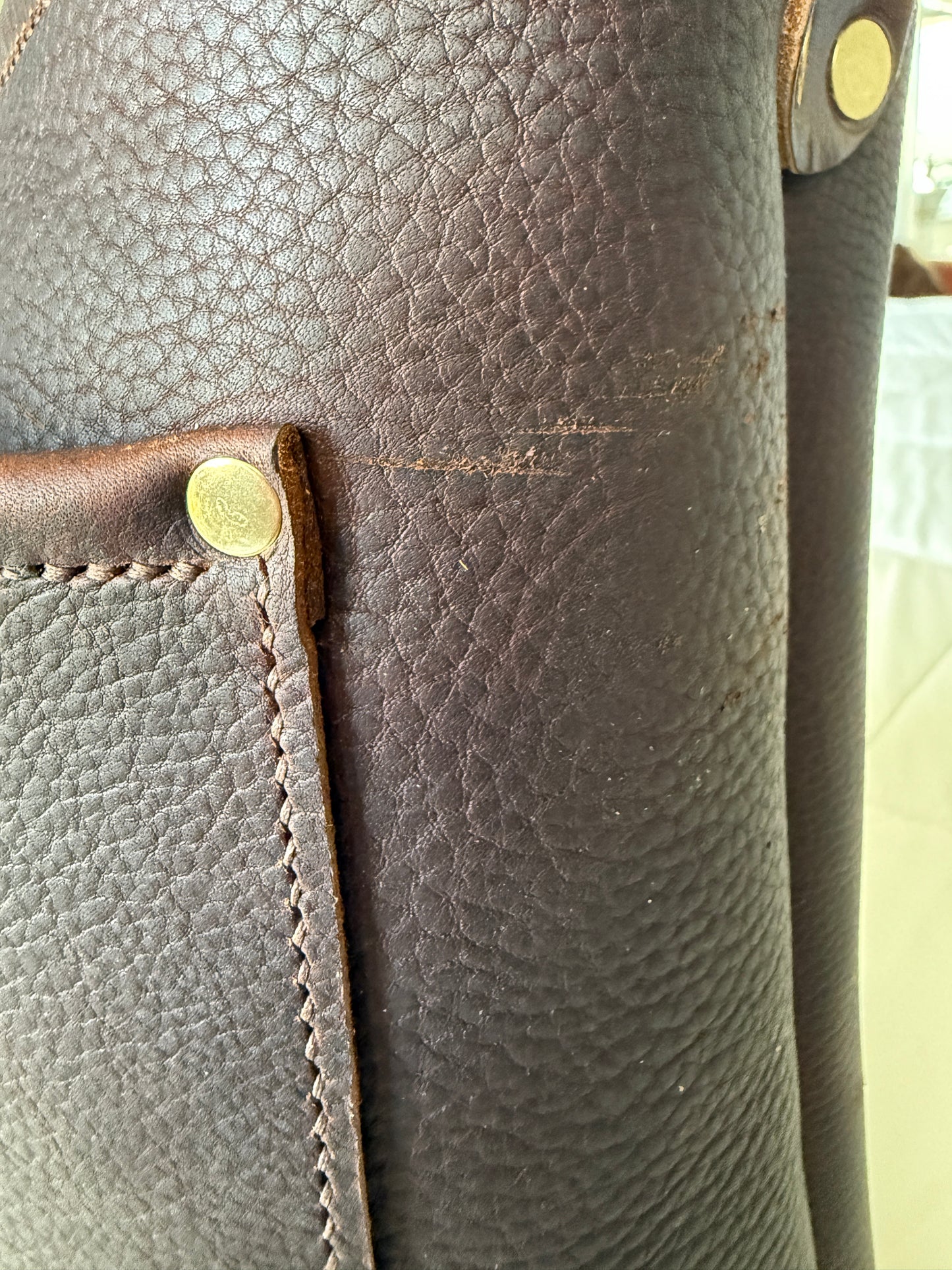 Bennett Bucket in Espresso Kodiak Full Grain Leather