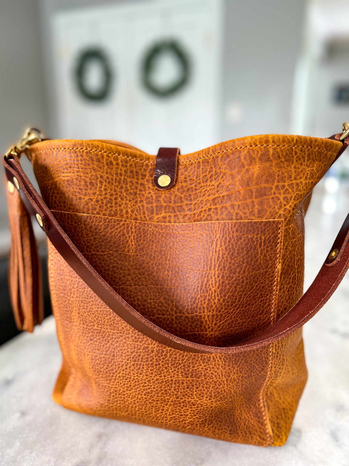 Bennett Bucket in Honey Bison