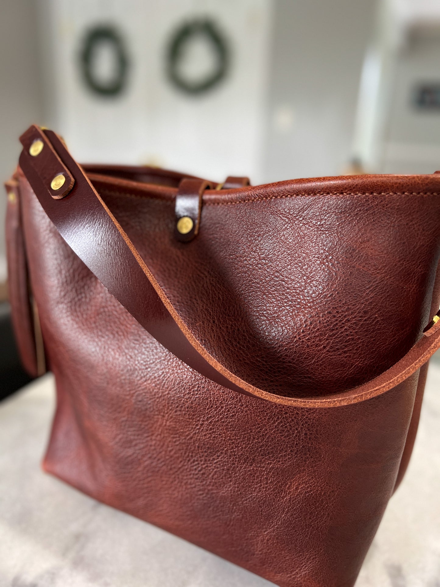 Large Hobo in Cognac