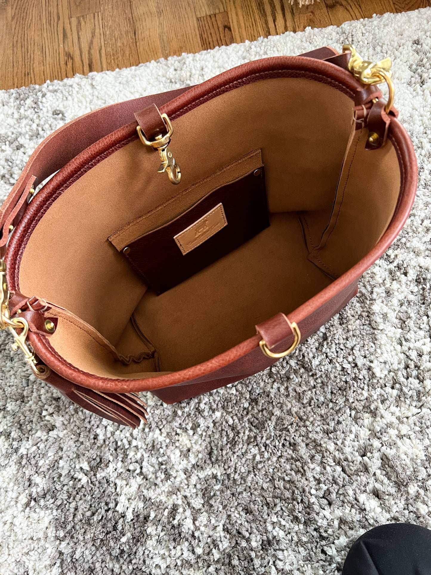 Large Hobo in Cognac