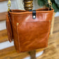 Bennett Bucket in Full Grain Toffee Vegetable Tanned Leather