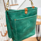 Bennett Bucket in Teal Full Grain Leather