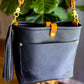 Bennett “shorty” Bucket in Horween Black Pebbled Leather