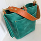 Bennett Bucket in Teal Full Grain Leather