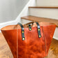 Large Shopper Tote in Horween English Tan Derby Leather