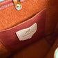 Bennett Bucket in Brick Bison Full Grain Leather w/Candy Strap