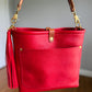 Bennett “shorty” Bucket in Ruby Vachetta