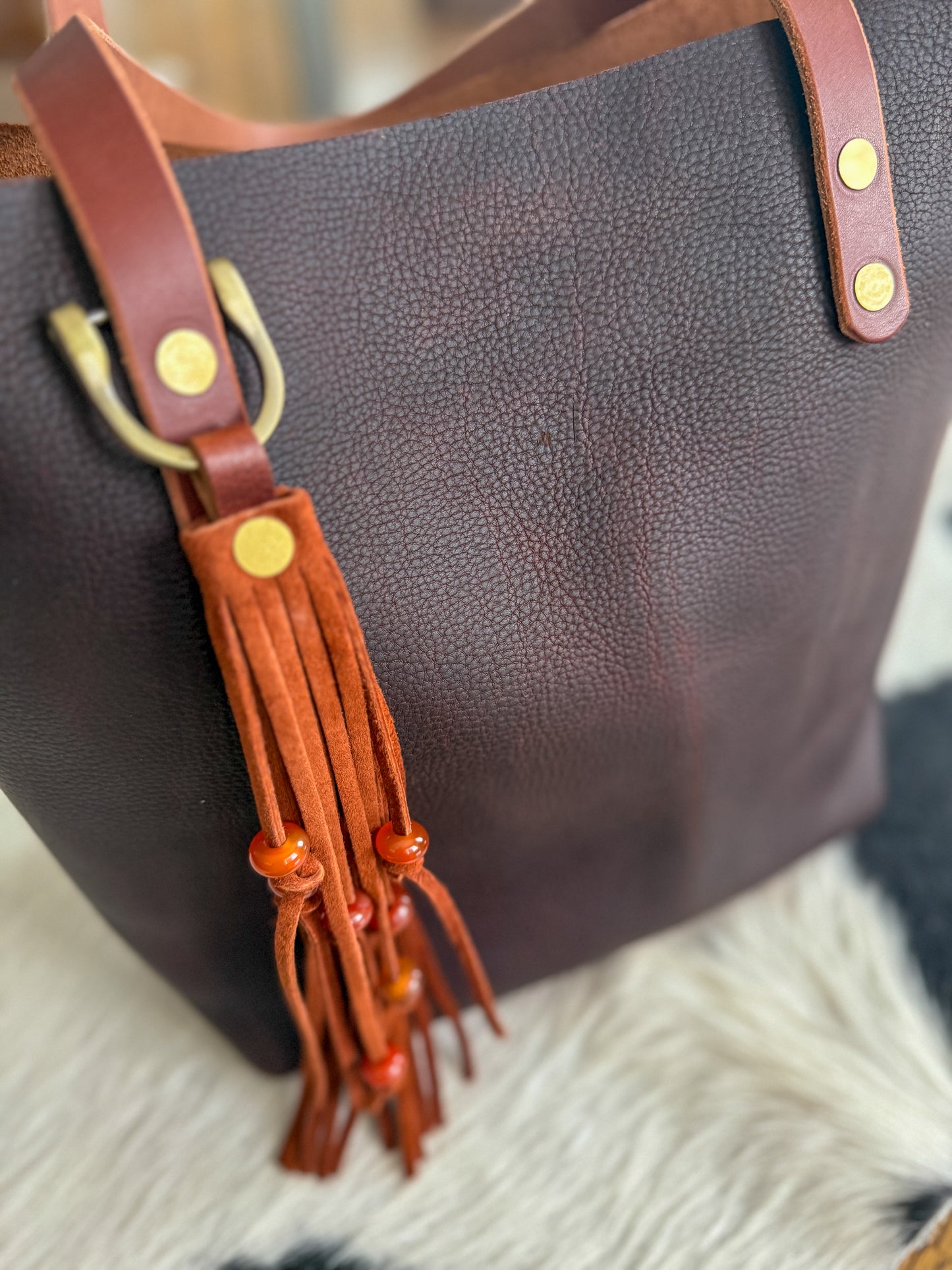 Classic Tote in Espresso Kodiak Full Grain Leather