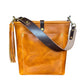 Bennett Bucket in Horween Butterscotch Full Grain Leather