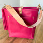 Bennett Bucket in Fuscia Vachetta (non-milled)