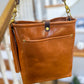 Bennett Bucket in Miel Cuoio Italian Leather