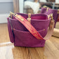 Bennett “shorty” Bucket in Electric Pink Full Grain Leather