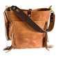 Western Bennett Bucket in Horween Natural Derby w/fringe
