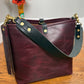 Hobo Bucket in Plum Noir Horween Horse Leather