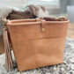 Bennett “shorty” Bucket in  Natural Vachetta full Grain Leather