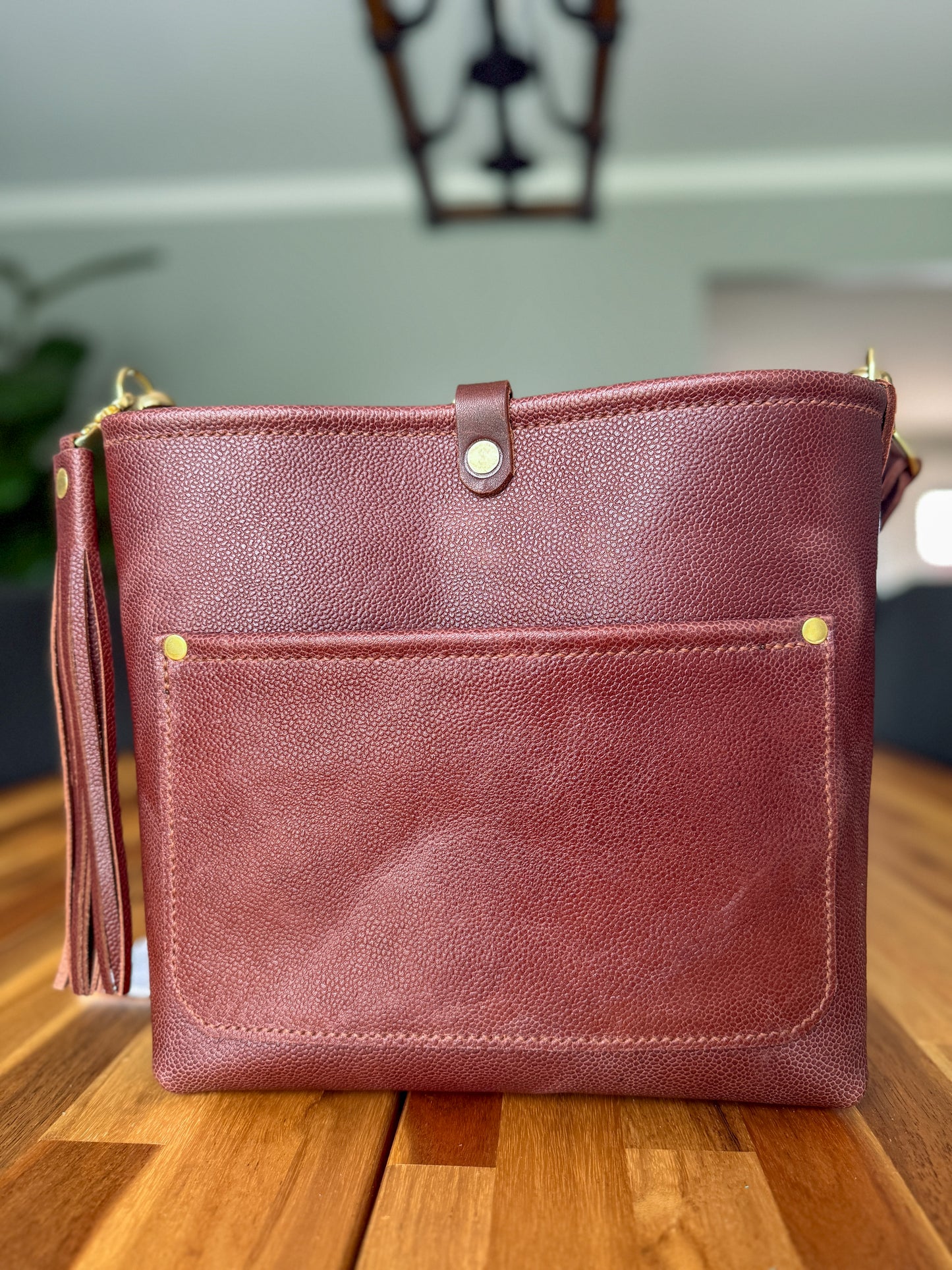 Bennett “shorty” Bucket in Horween Montana Chocolate