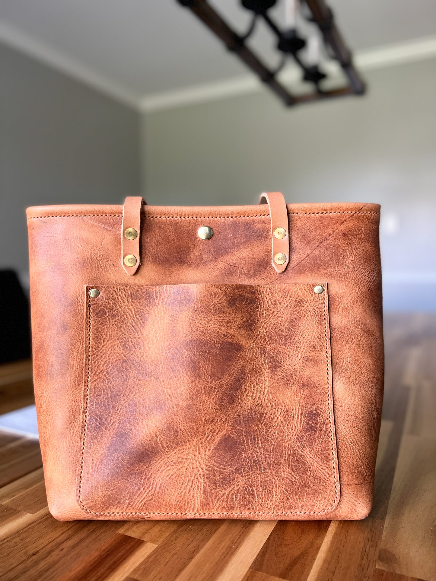 Classic Tote in Horween Natural Derby