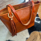 Carryall Tote in Ginger Vachetta