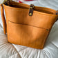 Bennett “shorty” Bucket in Italian Biscotti Vegetable Tanned Leather