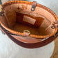 Bennett Bucket in Wooden Vachetta Leather