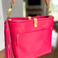 Bennett “shorty” Bucket in Fuscia Vachetta (non-milled)