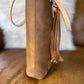 Utility Tote in Tobacco and Vachetta Leather