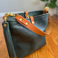 Hobo Bucket in Evergreen Vachetta