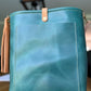 Bennett Bucket in Aqua Pearl Horween