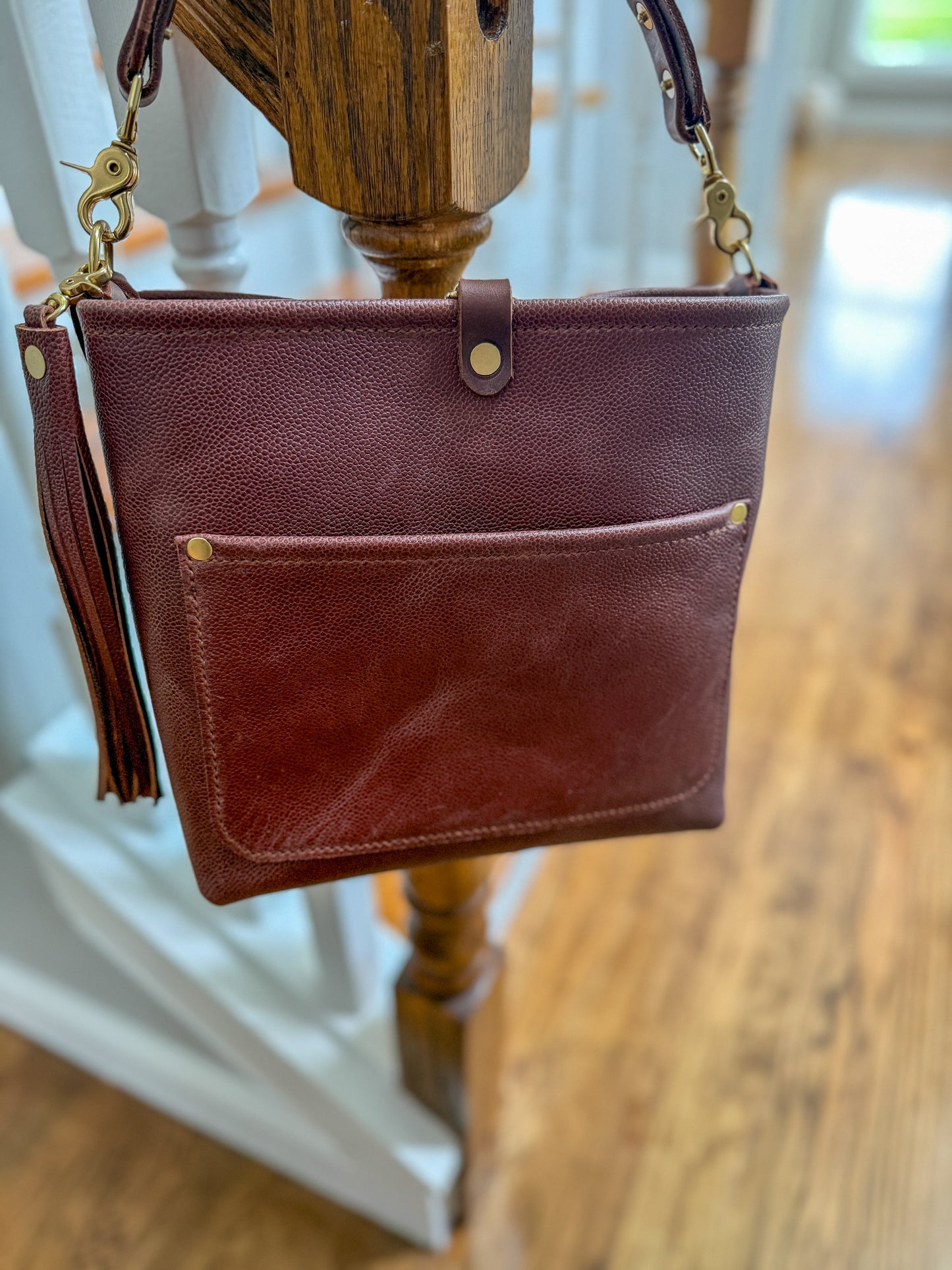 Bennett “shorty” Bucket in Horween Montana Chocolate