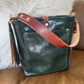 Bennett Bucket in Pine Cuoio Italian Leather