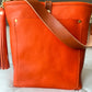 Bennett Bucket in Mandarin Vachetta