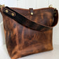 Hobo Bucket in Old Soul Full Grain Leather
