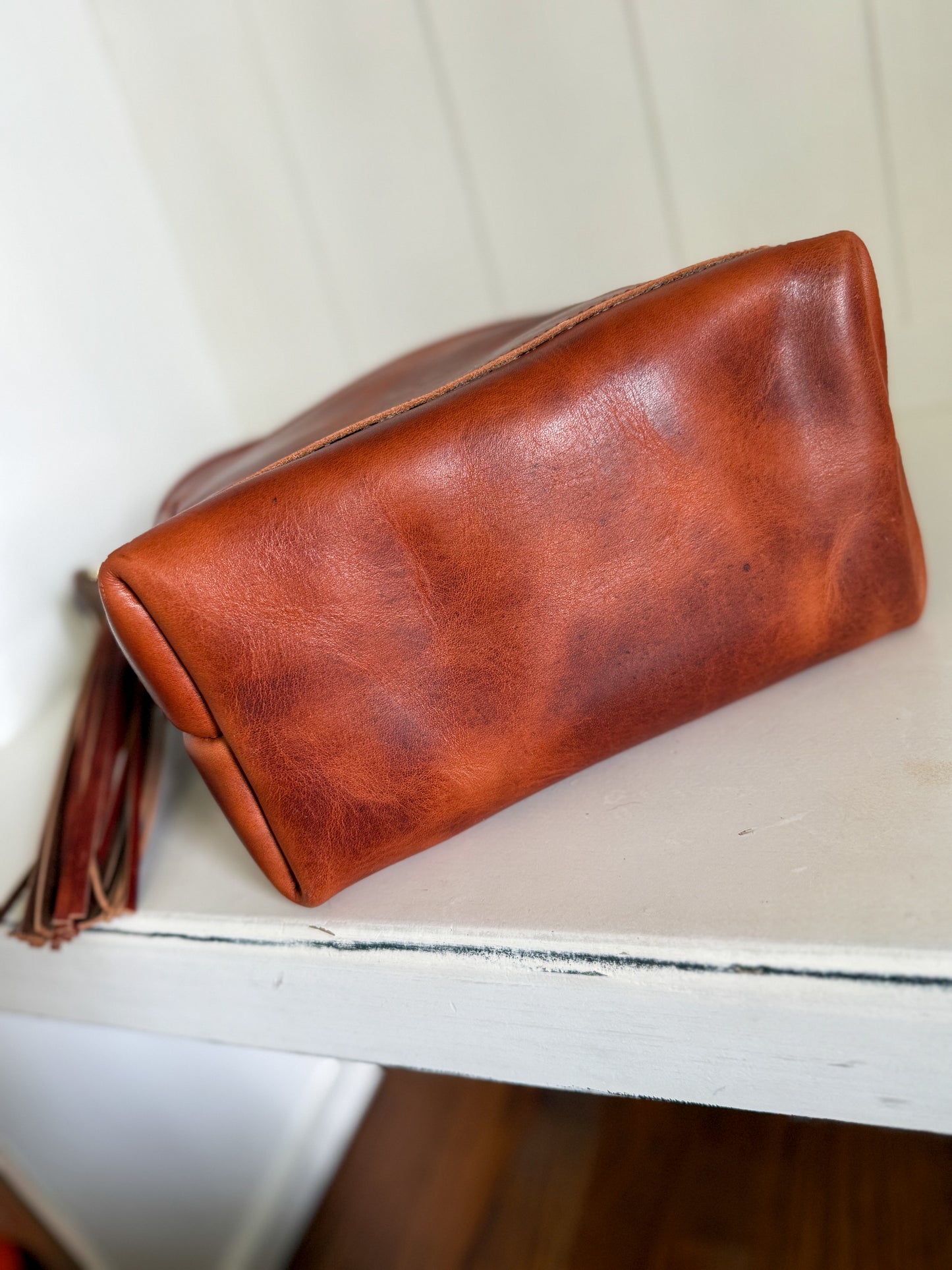 Bennett “shorty” Bucket in Horween English Tan
